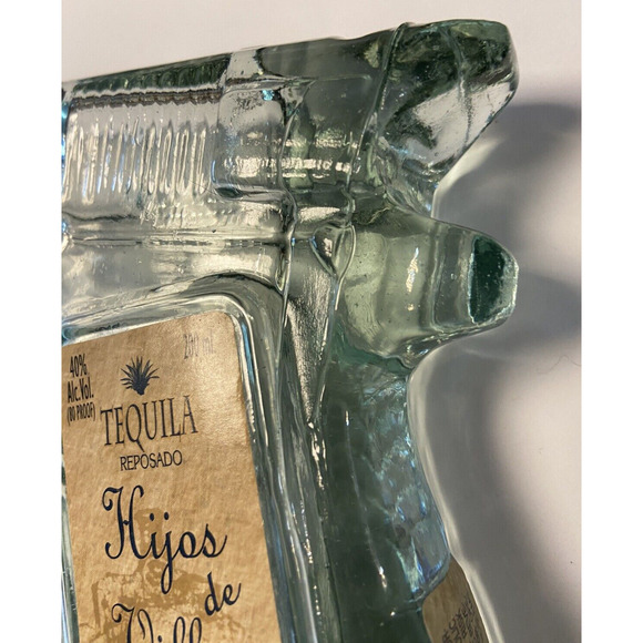 Hijos de Villa Tequila Empty 9mm Gun Glock Shaped Bottle Limited Numbered #49396 - Picture 7 of 11